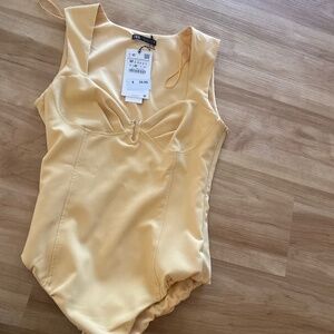 Yellow Zara Bodysuit